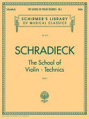 Portada de School of Violin Technics - Book 1: Exercises for Promoting Dexterity