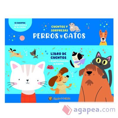 PERROS Y GATOS (CAJA CON LIBRO+PUZLE)("CUENTOS Y SORPRESAS" PERROS Y GATOS (CAJA CON LIBRO+PUZLE)("CUENTOS Y SORPRESAS"