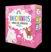 Portada de UNICORNIOS ("LEO Y JUEGO") LIBRO+PUZZLE 30 PIEZAS