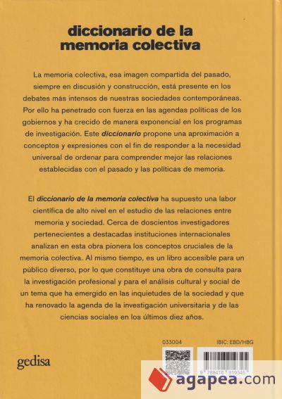 Diccionario de la memoria colectiva