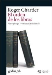 Portada de El orden de los libros