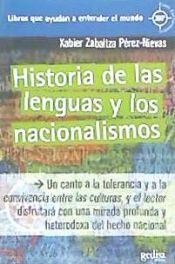 Portada de Historia de las lenguas  y los nacionalismos