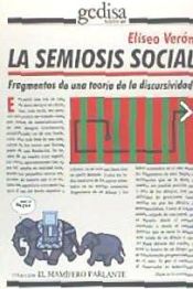 Portada de La semiosis social