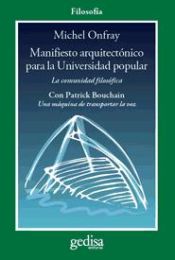 Portada de Manifiesto arquitectónico para la Universidad popular