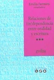 Portada de Relaciones de (in)dependencia entre oralidad y escritura