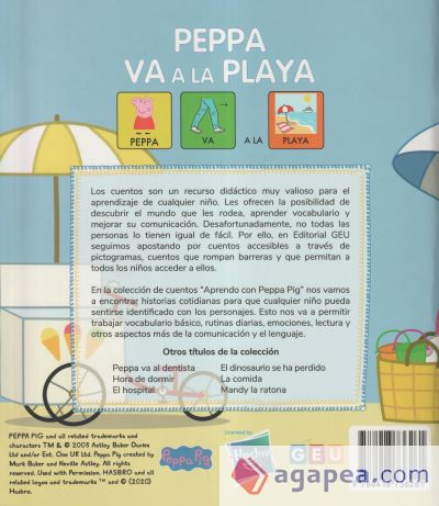 Peppa va a la playa