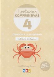 Portada de LECTURAS COMPRENSIVAS 4 SILABAS TRABADAS 4ºED