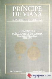 PRINCIPE DE VIANA 14-15 (CS). HOMENAJE MAXIMO RUIZ GAONA 1902-71