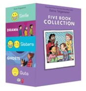 Portada de Raina Telgemeier Collection Box Set (Smile, Drama, Sisters, Ghosts, Guts)