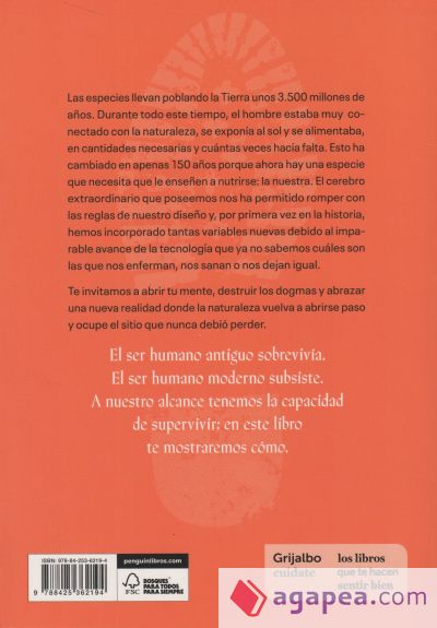 SUPERVIVIR. VUELVE AL ORIGEN Y RECUPERA TU SALUD. RECONECTA CON LA  NATURALEZA Y ALEJA LA ENFERMEDAD. STRO, CARLOS; STRO, RICARDO.  9788425362194 Librería Sinopsis