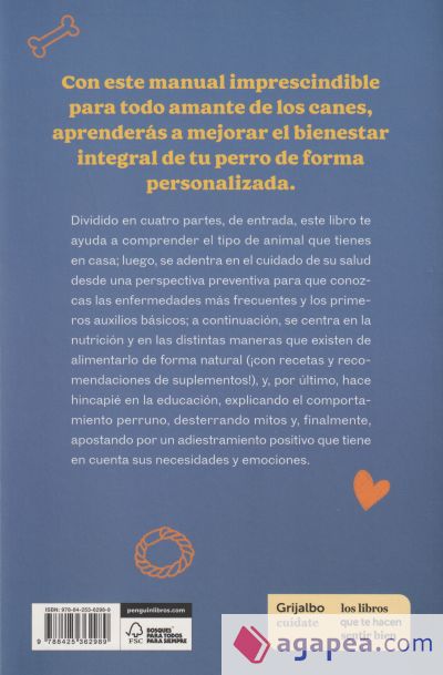 Sé el humano que tu perro necesita. Cuida su salud, alimentación y bienestar