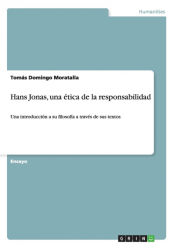 Portada de Hans Jonas, una ética de la responsabilidad