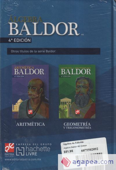 Algebra 4th Edition - Baldor