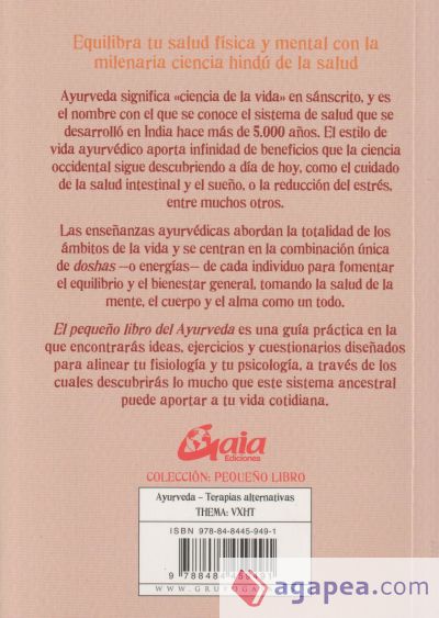 El pequeño libro del ayurveda