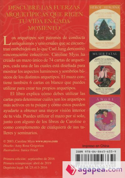 Cartas de los arquetipos