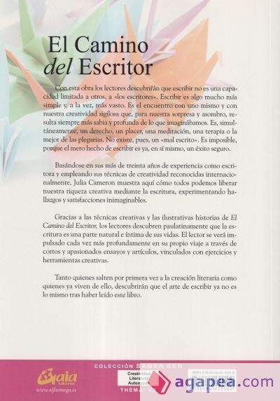 EL CAMINO DEL ESCRITOR - JULIA CAMERON - 9788484455509