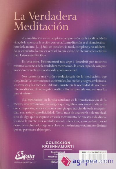 La verdadera meditación La verdadera meditación
