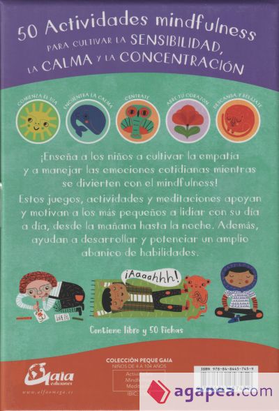 NIÑOS MINDFULNESS: 50 ACTIVIDADES MINDFULNESS PARA CULTIVAR LA SENSIBILIDAD, LA CALMA Y LA CONCENTRACIÓN