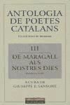 Portada de Antologia de poetes catalans. III i IV
