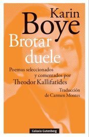 Portada de Brotar duele:poemas seleccionados y comentado theodor