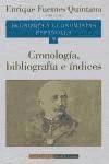 Portada de Cronología, bibliografía  e índices