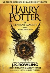 Portada de Harry Potter et l'enfant maudit. Parties un et deux