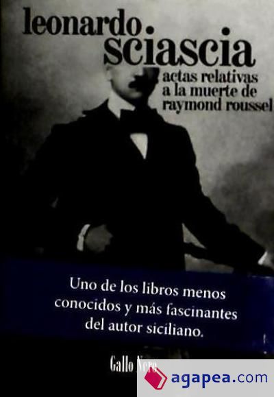 Actas relativas a la muerte de Raymond Roussel