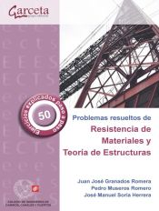 Portada de Problemas resueltos de resistencia de materiales y teoría