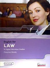 Portada de English for Law in Higher Education Studies
