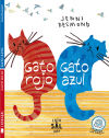 Gato rojo gato azul