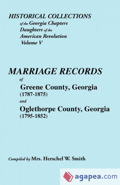 Historical Collections of the Georgia Chapters Daughters of the American Revolution. Vol. 5