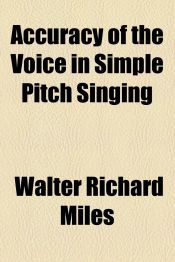 Accuracy of the Voice in Simple Pitch Singing