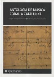 Portada de Antologia de música coral a Catalunya