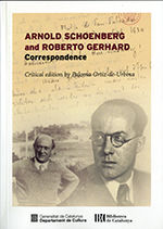 Portada de Arnold Schoenberg and Roberto Gerhard. Correspondence