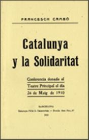 Portada de Catalunya y la Solidaritat (facsímil)