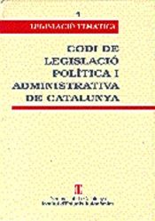 Portada de Codi de legislació política i administrativa de Catalunya