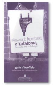 Portada de Connecta amb Catalunya (català-polonès). Guia d'acollida [format petit] / Nawiaz Kontakt z Katalonia. Informator dla cudzoziemców