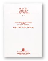 Portada de Cort General de Montsó 1585. Montsó Binèfar. Procés familiar del braç reial