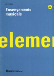 Portada de Currículum. Ensenyaments musicals elementals