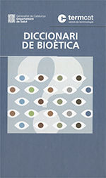 Portada de Diccionari de Bioètica