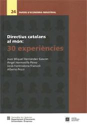 Portada de Directius catalans al món: 30 experiències