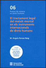 Portada de El tractament legal del malalt mental en els instruments internacionals de drets humans