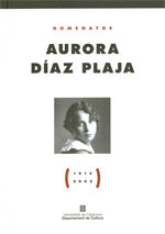 Portada de Homenatge a Aurora Díaz-Plaja (1913-2003)