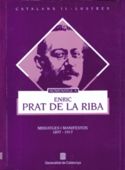 Portada de Homenatge a Enric Prat de la Riba. Missatges i manifestos 1897-1917