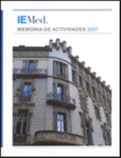 Portada de IEMed. Memoria de actividades 2007