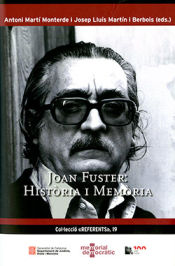 Portada de Joan Fuster: Història i memòria