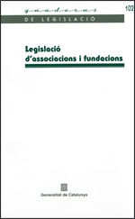 Portada de Legislació d'associacions i fundacions