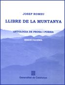 Portada de Llibre de la muntanya. Antologia de prosa i poesia (edició facsímil)