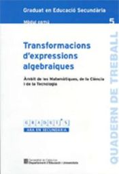 Portada de Transformacions d'expressions algebraiques. Àmbit de les Matemàtiques