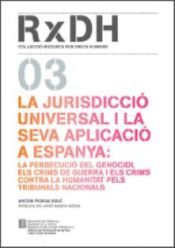 Portada de jurisdicció universal i la seva aplicació a Espanya/La